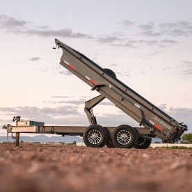 16' Dump Trailer, 14,000 lbs GVWR, RawMaxx Model GDX16BP14K-89