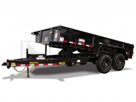14' Low Profile Dump Trailer, 14,000 lbs GVWR, Big Tex Model 14LD