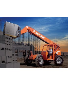 42' Lift Height, Rent Telehandler Extending Boom Forklift, 6,000 lbs Capacity, SkyTrak Model 6042