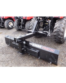 72" (6') 3-Point Tractor Rental Rear Angle Blade