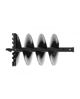 24" x 48" Heavy Duty Skid Steer Post Hole Auger Bit Rental, 2" Hex