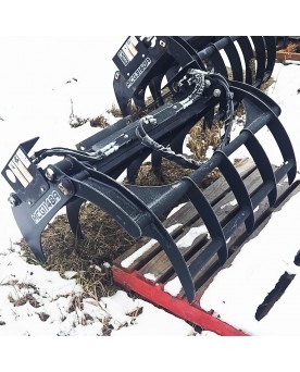 48" Mini Skid Steer Grapple Rake