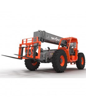 43' Lift Height, Telehandler Rental Extending Boom Forklift, 8,000 lbs Capacity, Skyjack Model TH843