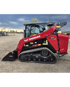 9,200 lbs Track Loader, Open ROPS, 2-Speed Travel, 74 HP, Yanmar Model TL75VS