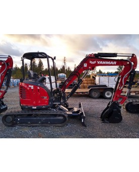 8,000 lbs. Mini Excavator, Hydraulic Thumb, 4-Way Dozer Blade, Yanmar Model ViO35-6A-6