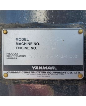12,000 lbs Mini Excavator, ENCLOSED CAB, HEAT & AC, Hydraulic Thumb, 4-Way Dozer Blade, Yanmar Model ViO55-6A-32