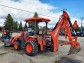 47HP Diesel 4x4 Tractor Loader Backhoe Rental with Hydraulic Thumb, Hydrostatic Transmission, Kubota Model L47