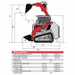 8,800 lbs Compact Track Loader Rental, Open ROPS, 2-Speed Travel, 74 HP, Takeuchi Model TL8R2