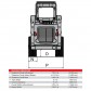 8,800 lbs Compact Track Loader Rental, Open ROPS, 2-Speed Travel, 74 HP, Takeuchi Model TL8R2