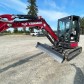 9,500 lbs Mini Excavator, Enclosed Cab, 6-Way Angle Dozer Blade, Hydraulic Thumb, Yanmar Model SV40-2