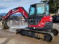 18,000 lbs Excavator, Enclosed Cab, Heat & A/C, Hydraulic Thumb, Dozer Blade, Steel Tracks, Yanmar Model ViO80-1A