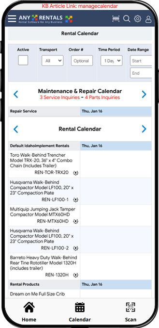 Rental Management System